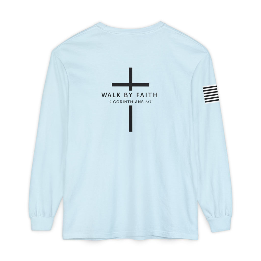 Unisex Garment-dyed Long Sleeve T-Shirt