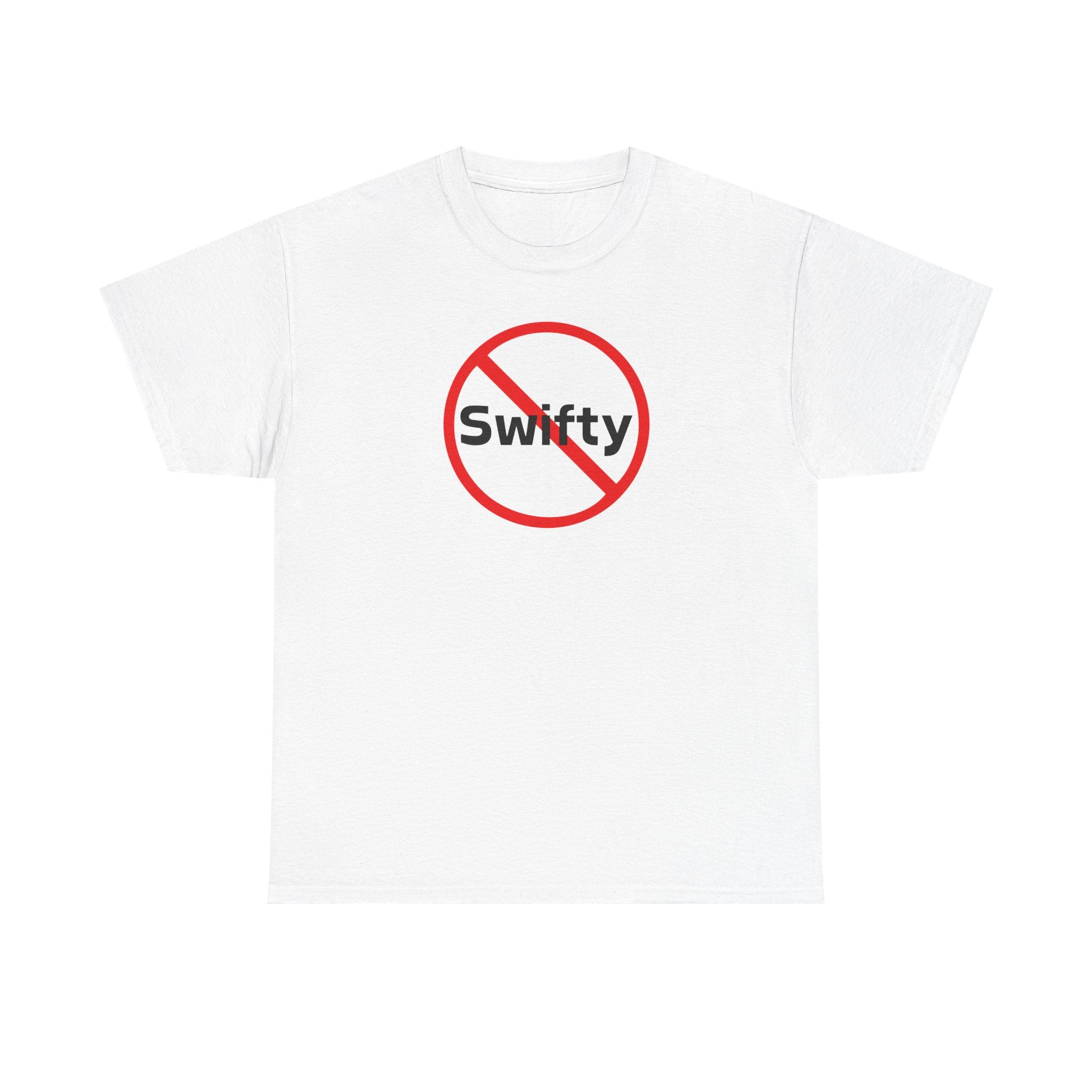 Swifty Anti Groupie Unisex Heavy Cotton Tee - Swifty Singer Anti-Woke Shirt, Non Groupie, Football fan Gift, Real American