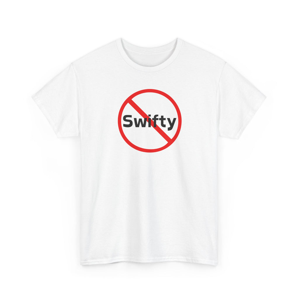 Swifty Anti Groupie Unisex Heavy Cotton Tee - Swifty Singer Anti-Woke Shirt, Non Groupie, Football fan Gift, Real American