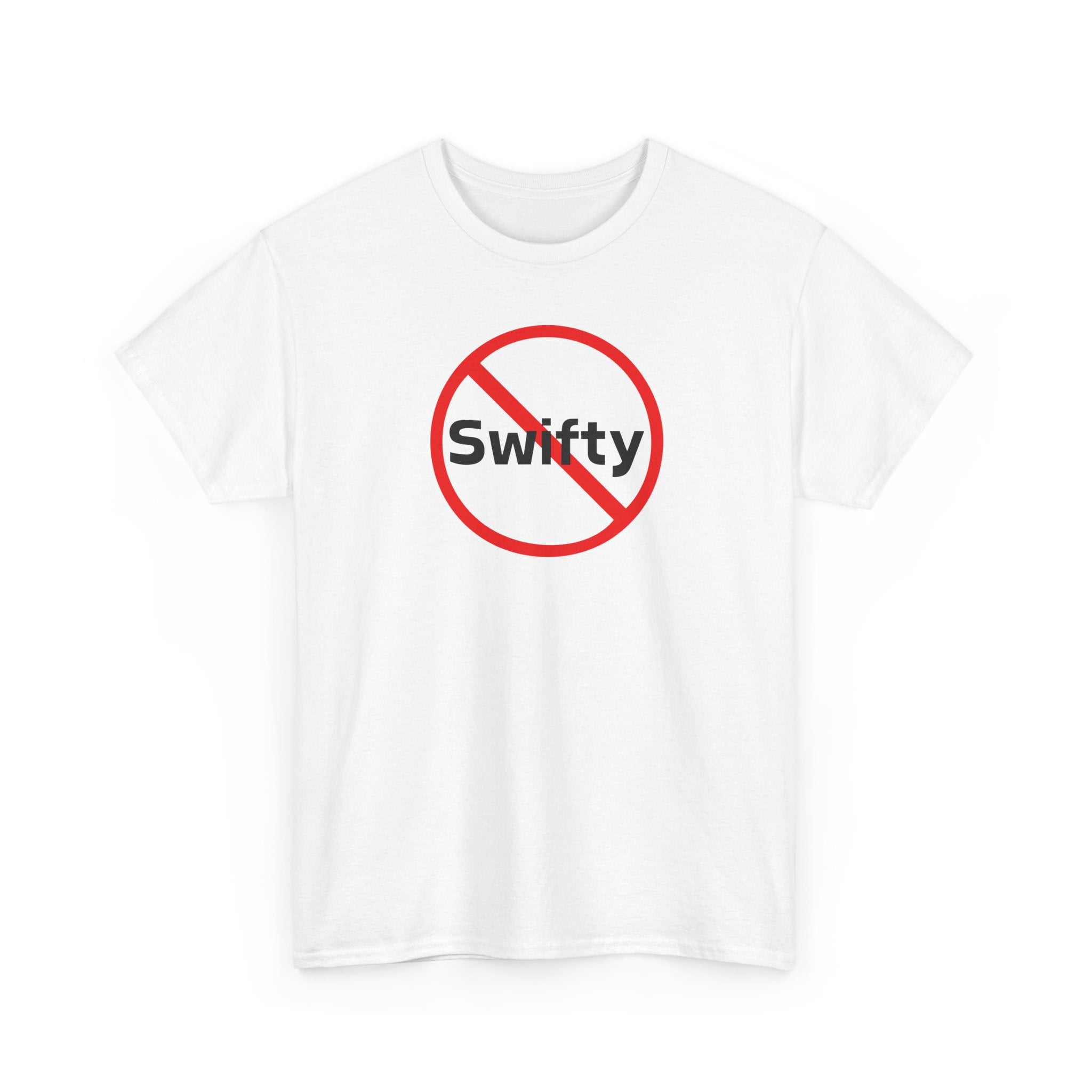 Swifty Anti Groupie Unisex Heavy Cotton Tee - Swifty Singer Anti-Woke Shirt, Non Groupie, Football fan Gift, Real American
