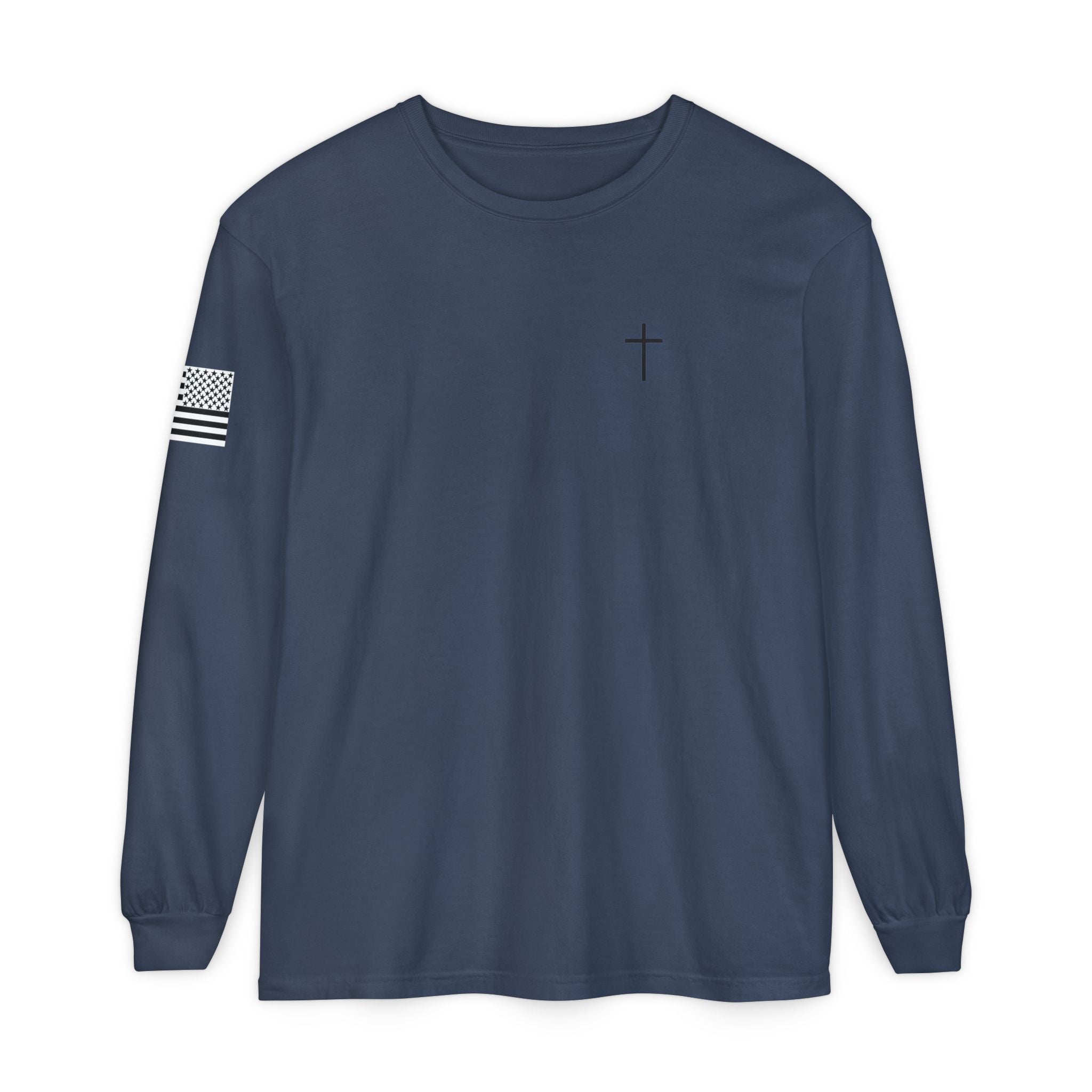 Unisex Garment-dyed Long Sleeve T-Shirt