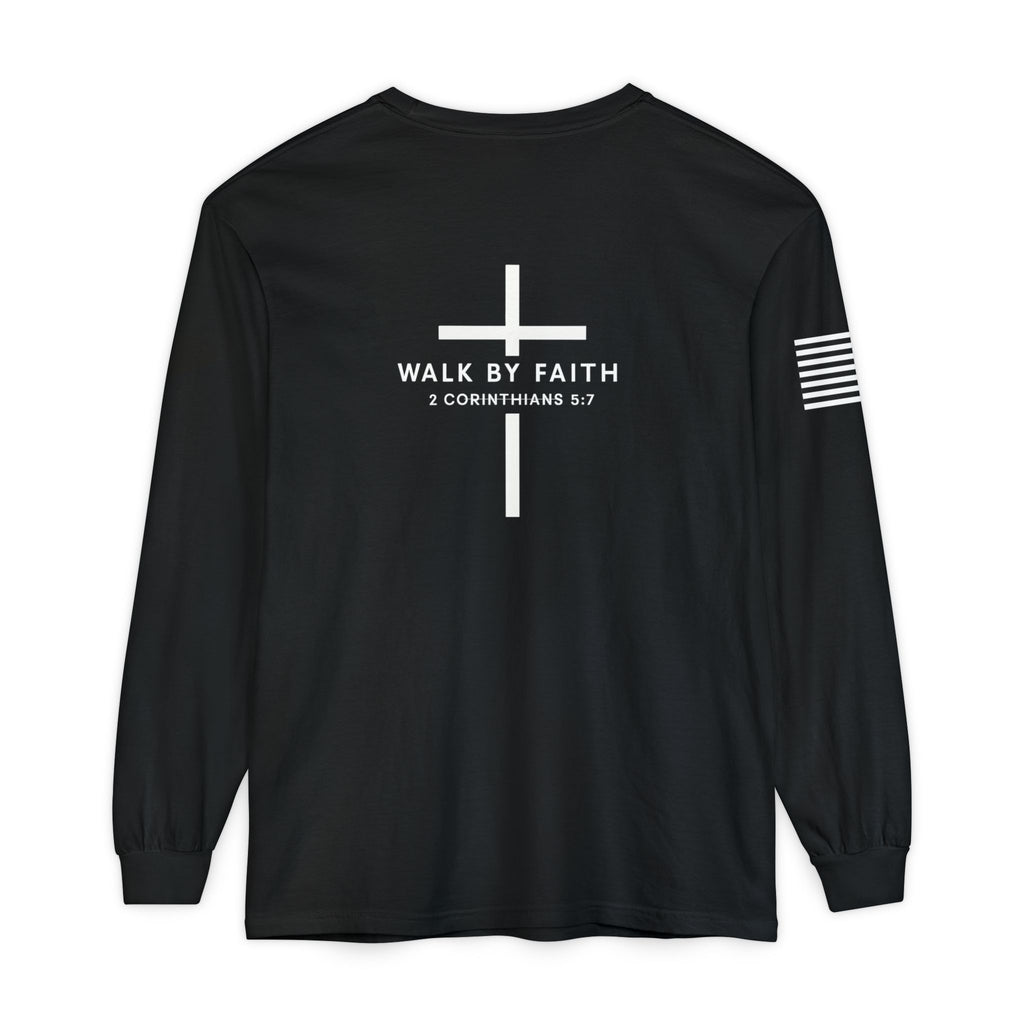 Unisex Garment-dyed Long Sleeve T-Shirt