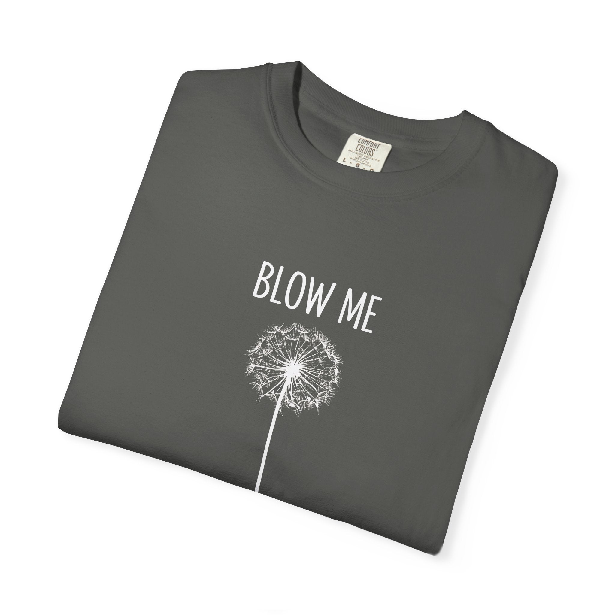 Funny Dandelion Shirt, Sarcastic Plant Lover Tee, Adult Humor Gardening Shirt, Comfort Colors graphic tee, funny casual tee, Blow me t-shirt