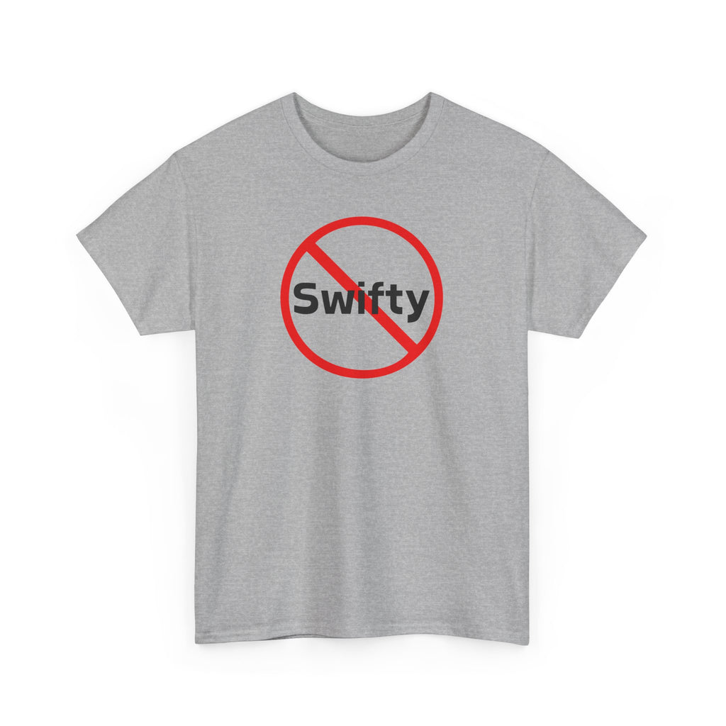 Swifty Anti Groupie Unisex Heavy Cotton Tee - Swifty Singer Anti-Woke Shirt, Non Groupie, Football fan Gift, Real American
