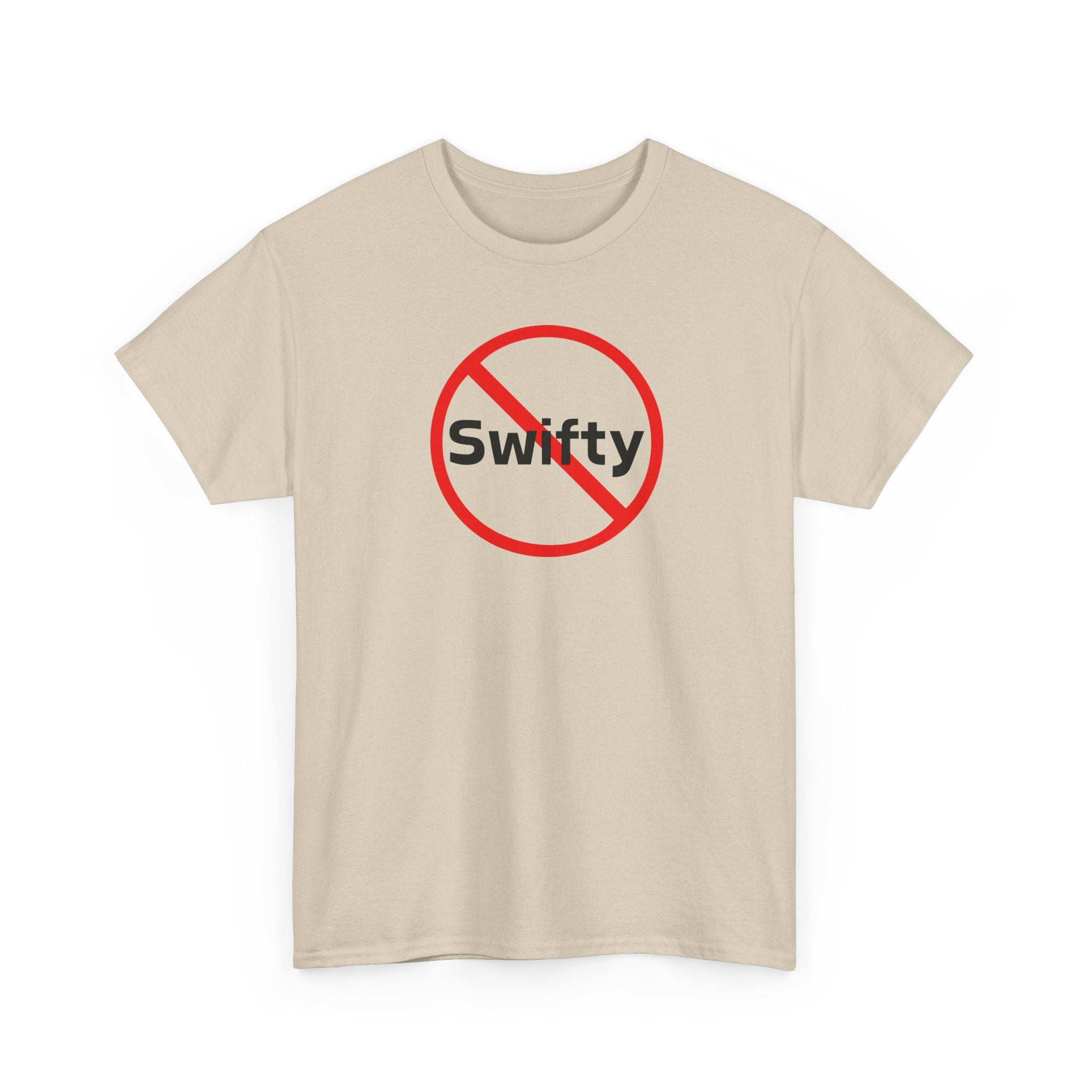 Swifty Anti Groupie Unisex Heavy Cotton Tee - Swifty Singer Anti-Woke Shirt, Non Groupie, Football fan Gift, Real American