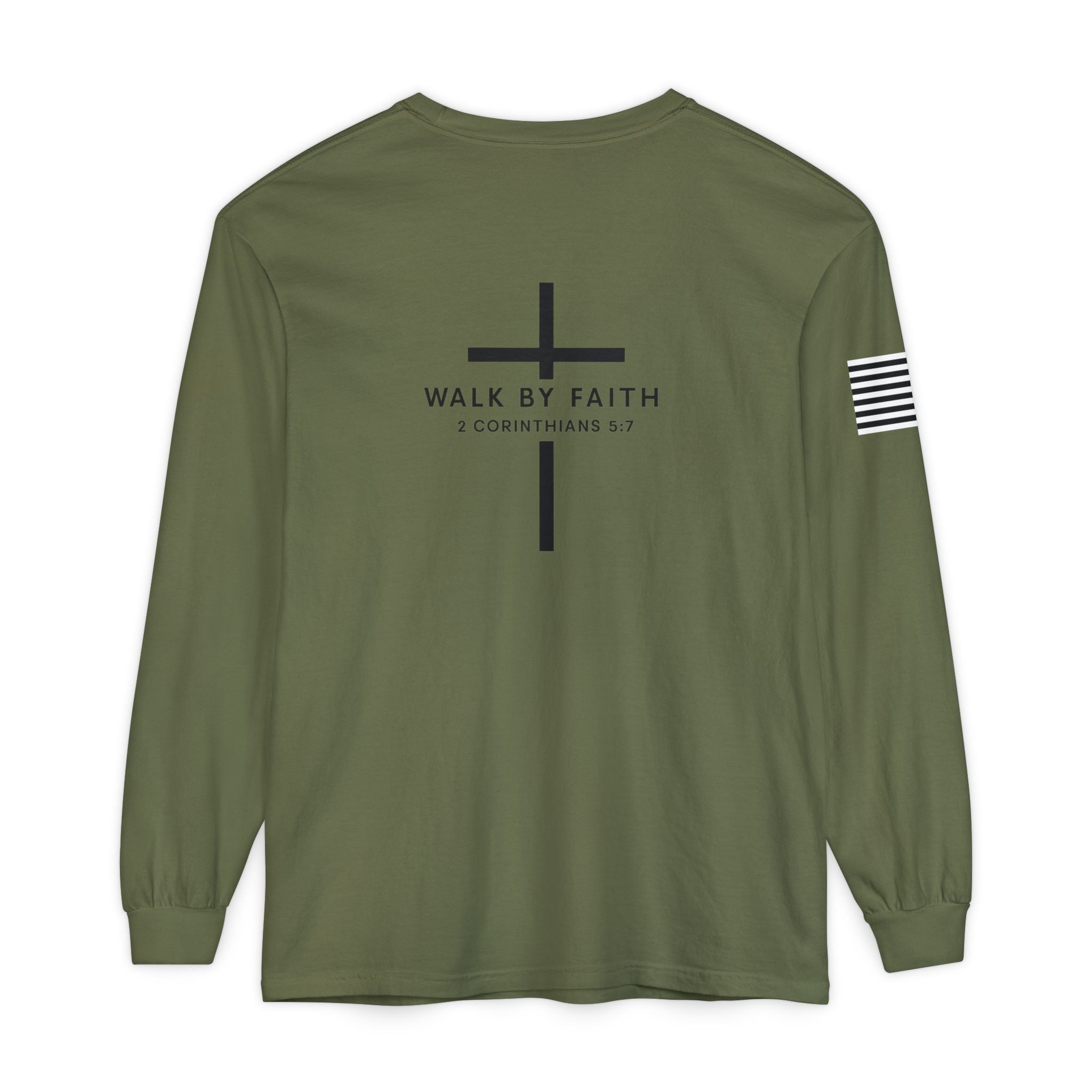 Unisex Garment-dyed Long Sleeve T-Shirt