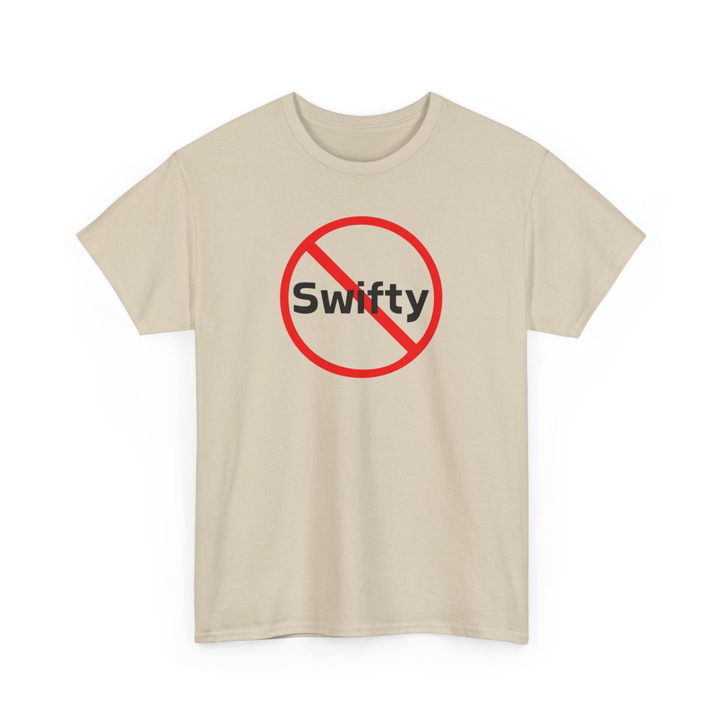 Swifty Anti Groupie Unisex Heavy Cotton Tee - Swifty Singer Anti-Woke Shirt, Non Groupie, Football fan Gift, Real American