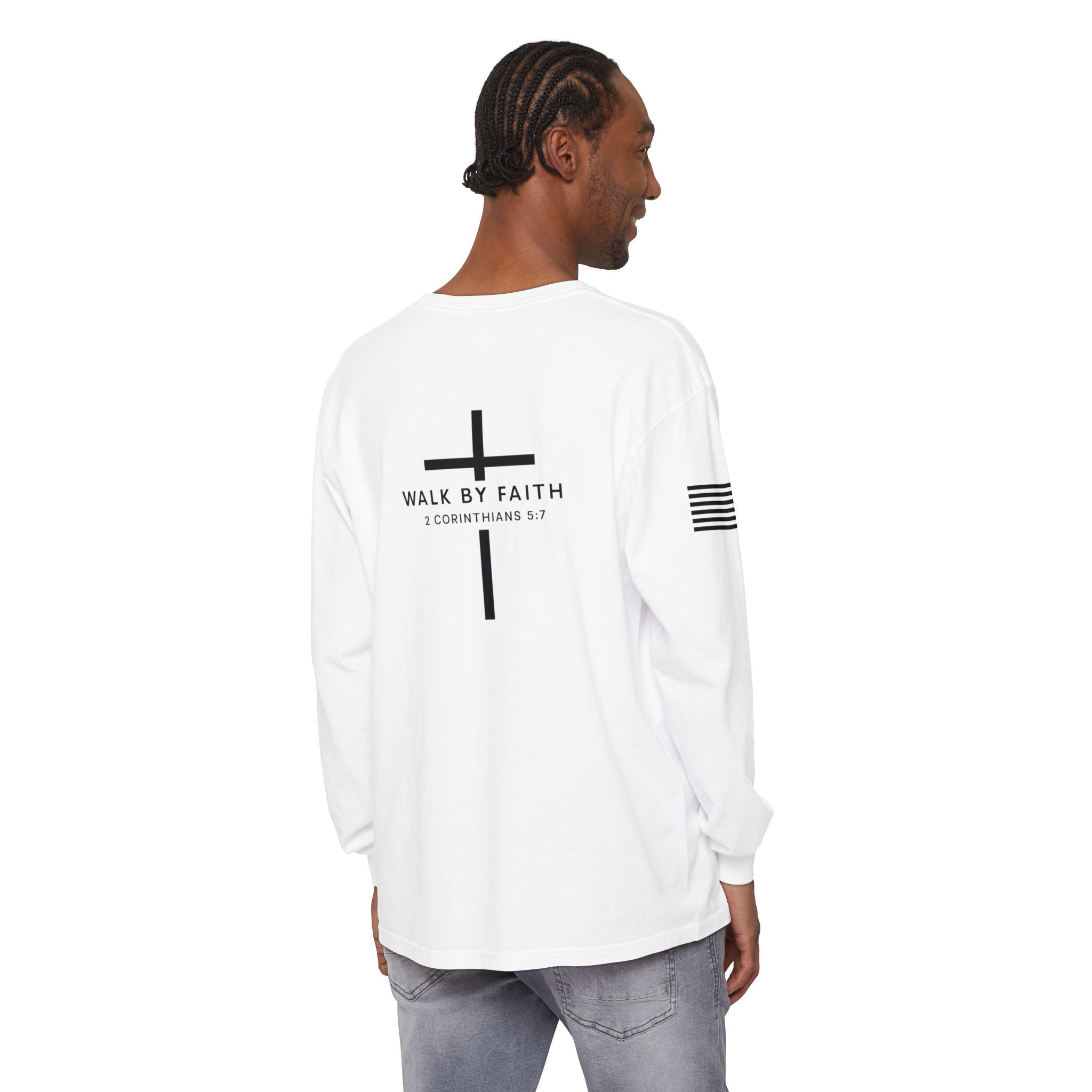 Unisex Garment-dyed Long Sleeve T-Shirt