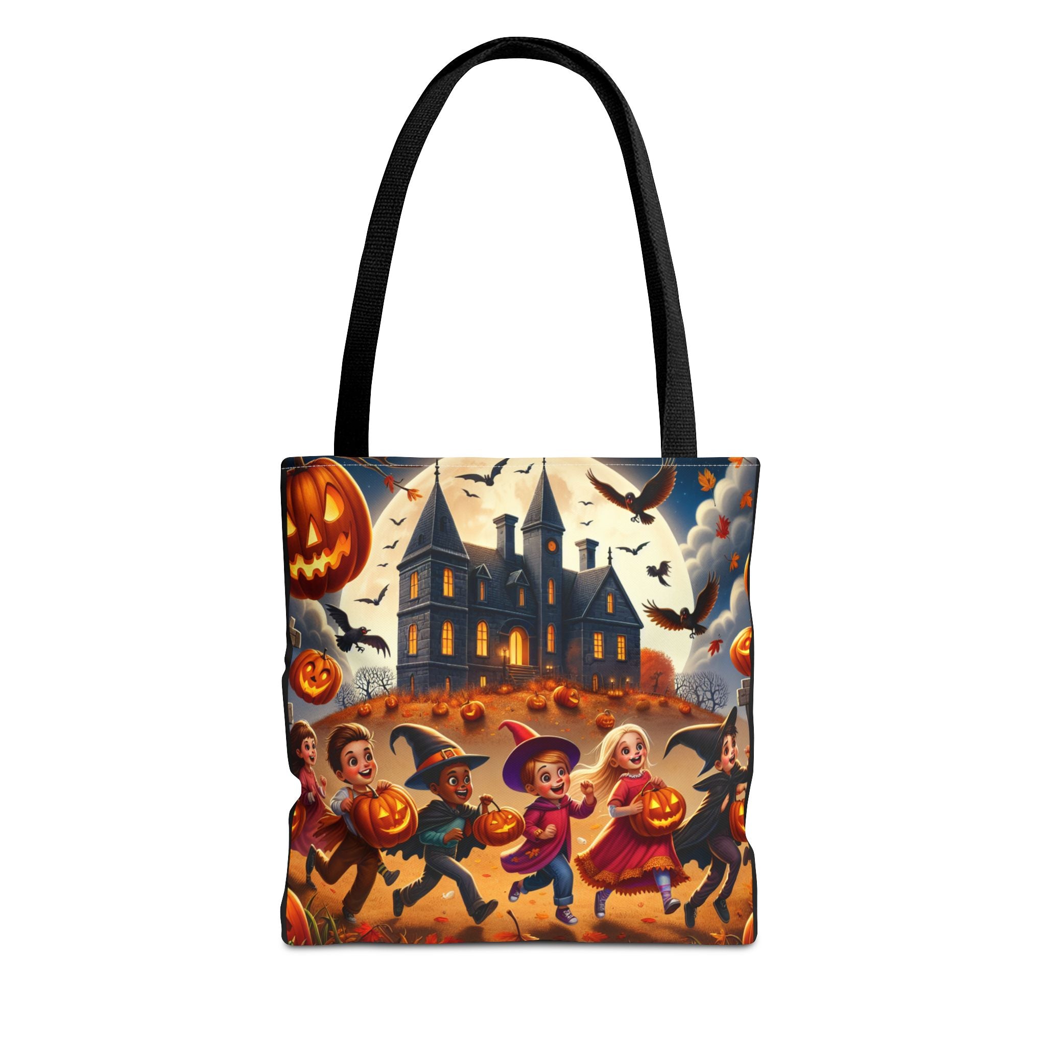 Halloween Adventure Tote, Spooky Fun with Kids in Costume, Haunted House & Bats
