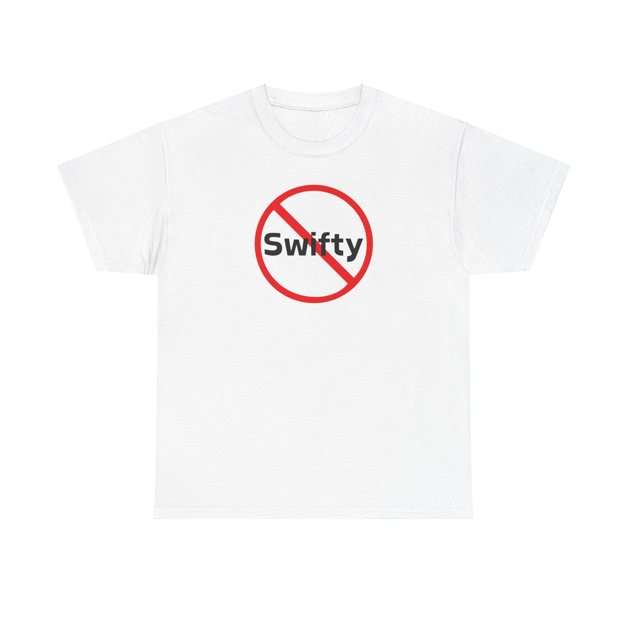 Swifty Anti Groupie Unisex Heavy Cotton Tee - Swifty Singer Anti-Woke Shirt, Non Groupie, Football fan Gift, Real American