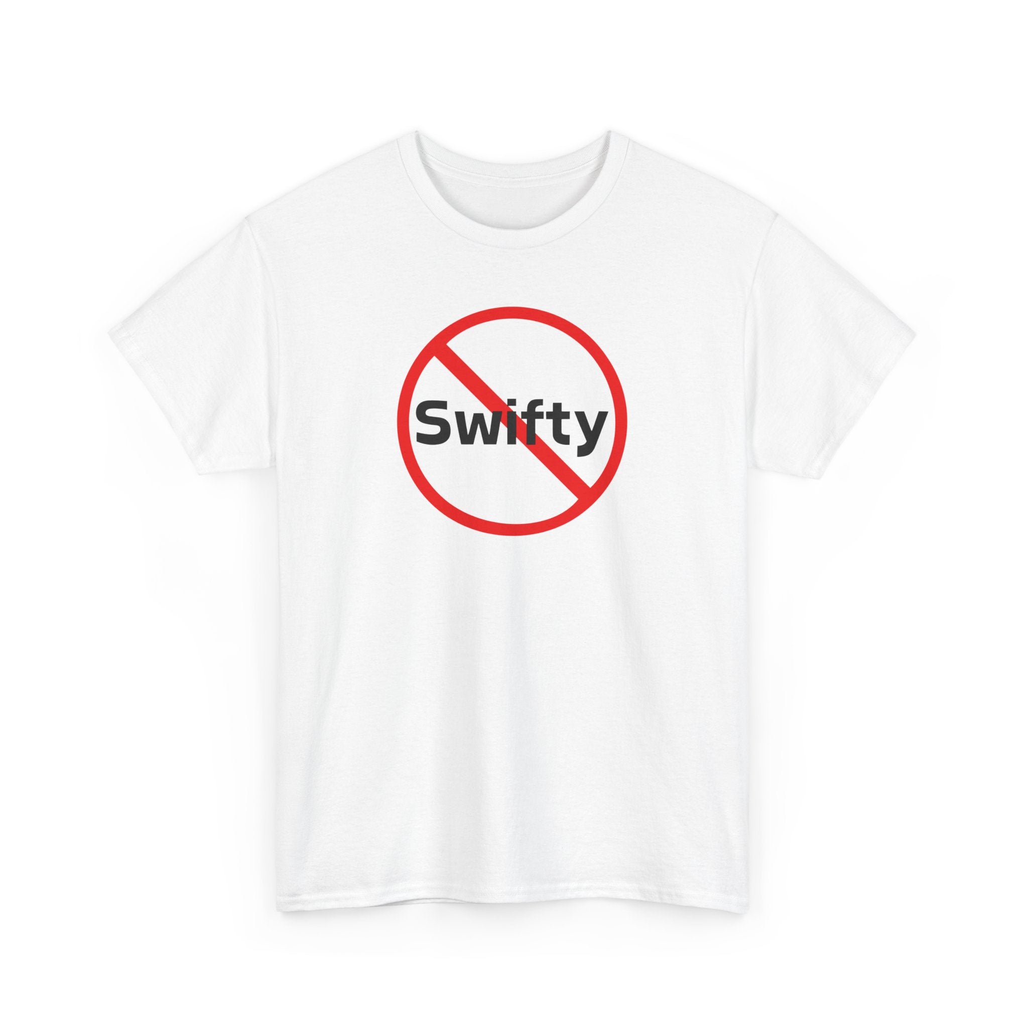 Swifty Anti Groupie Unisex Heavy Cotton Tee - Swifty Singer Anti-Woke Shirt, Non Groupie, Football fan Gift, Real American