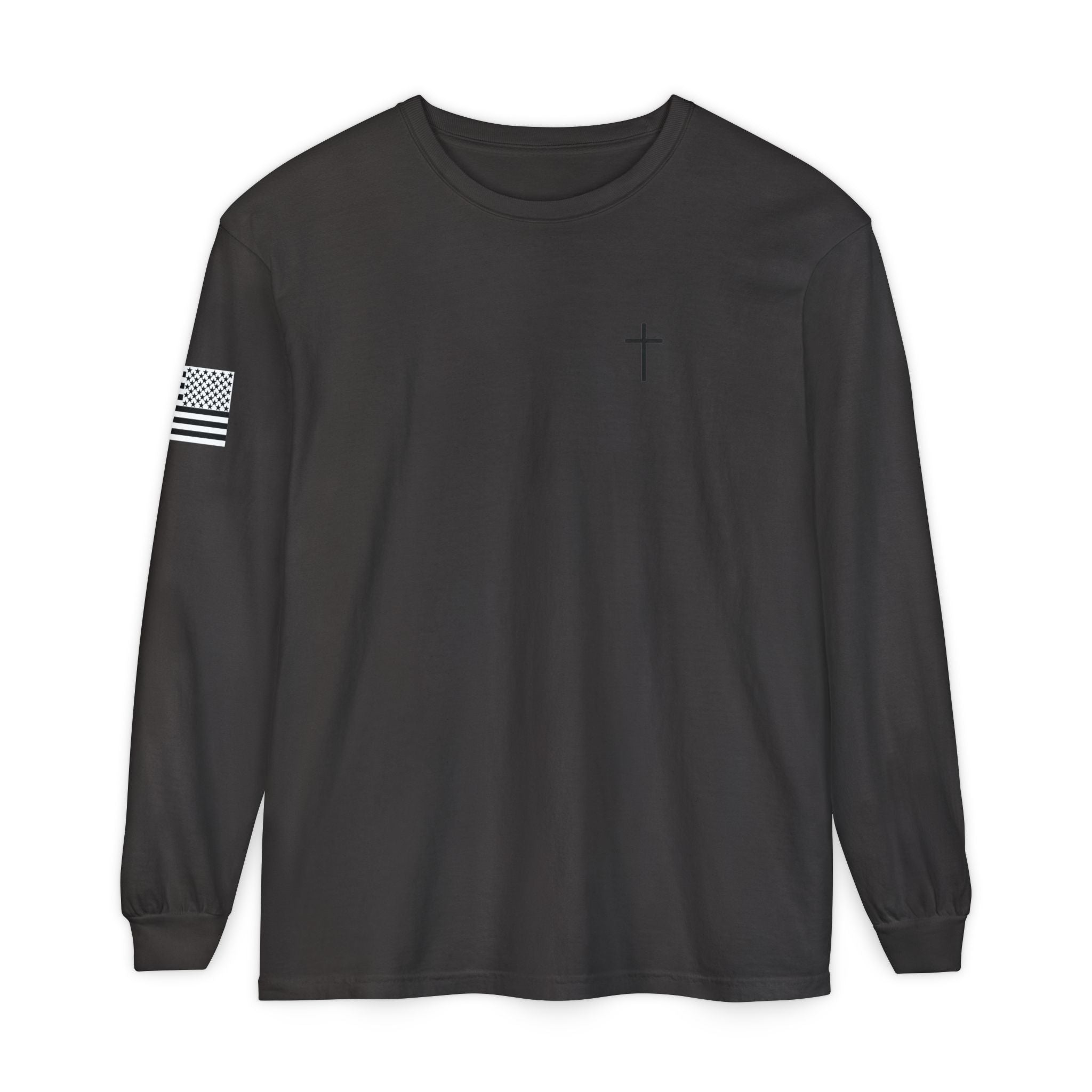 Unisex Garment-dyed Long Sleeve T-Shirt