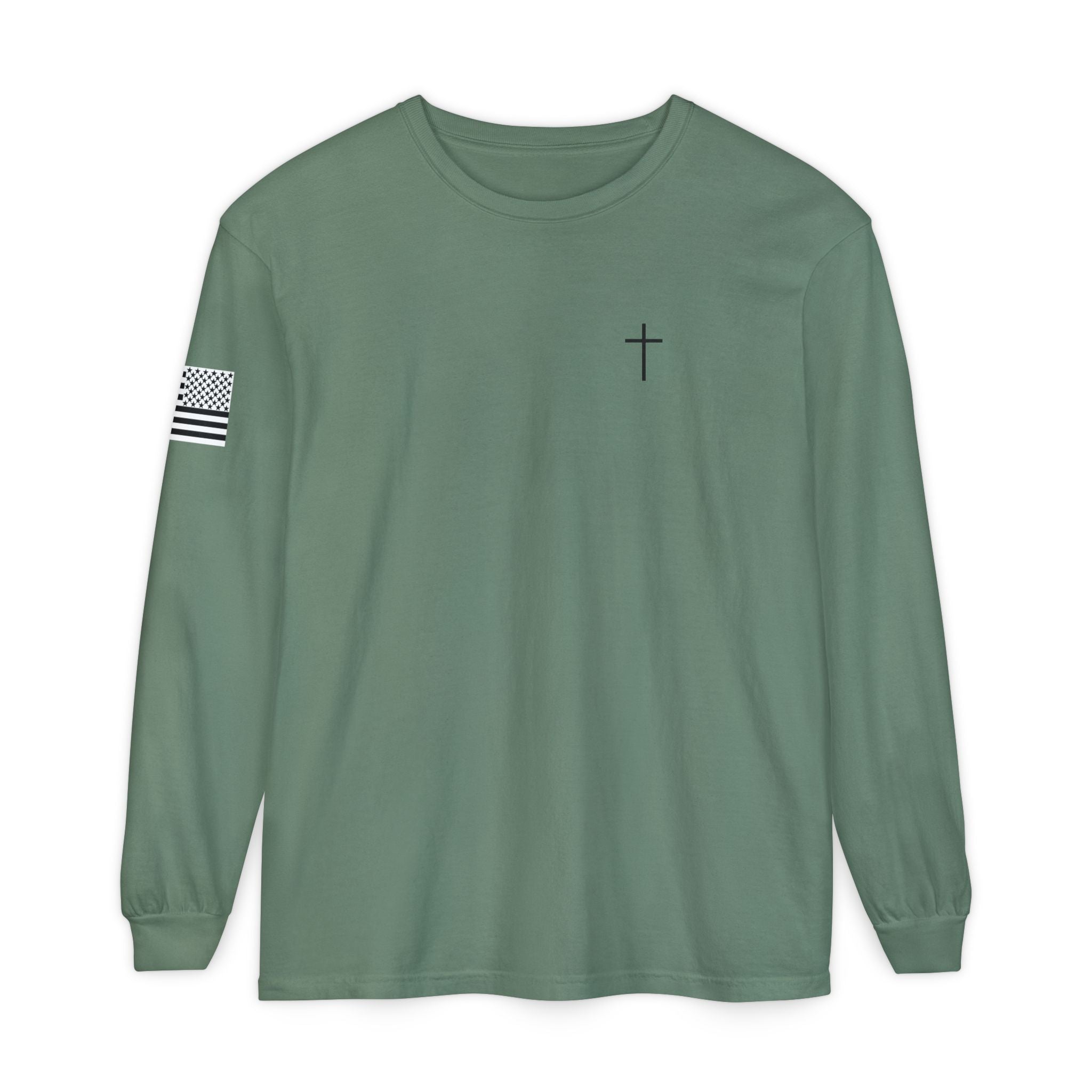 Unisex Garment-dyed Long Sleeve T-Shirt