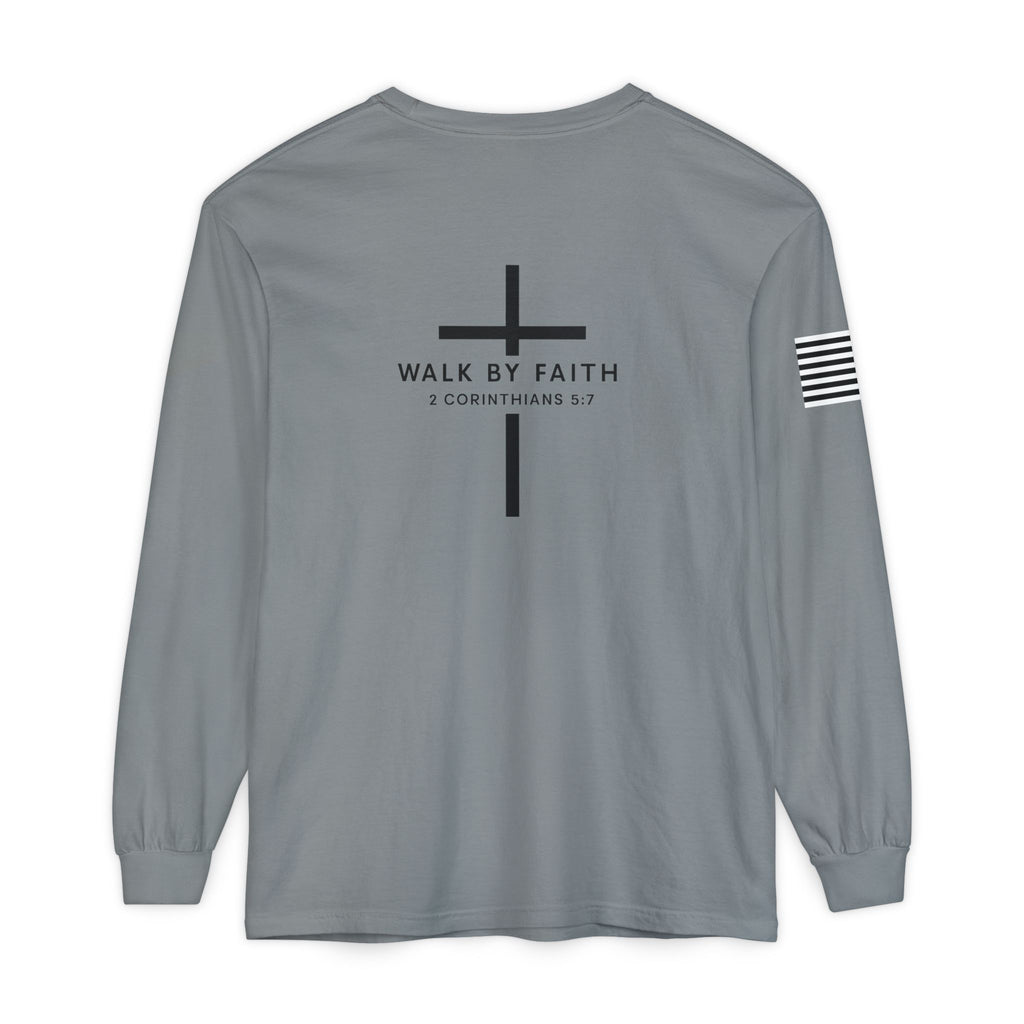 Unisex Garment-dyed Long Sleeve T-Shirt