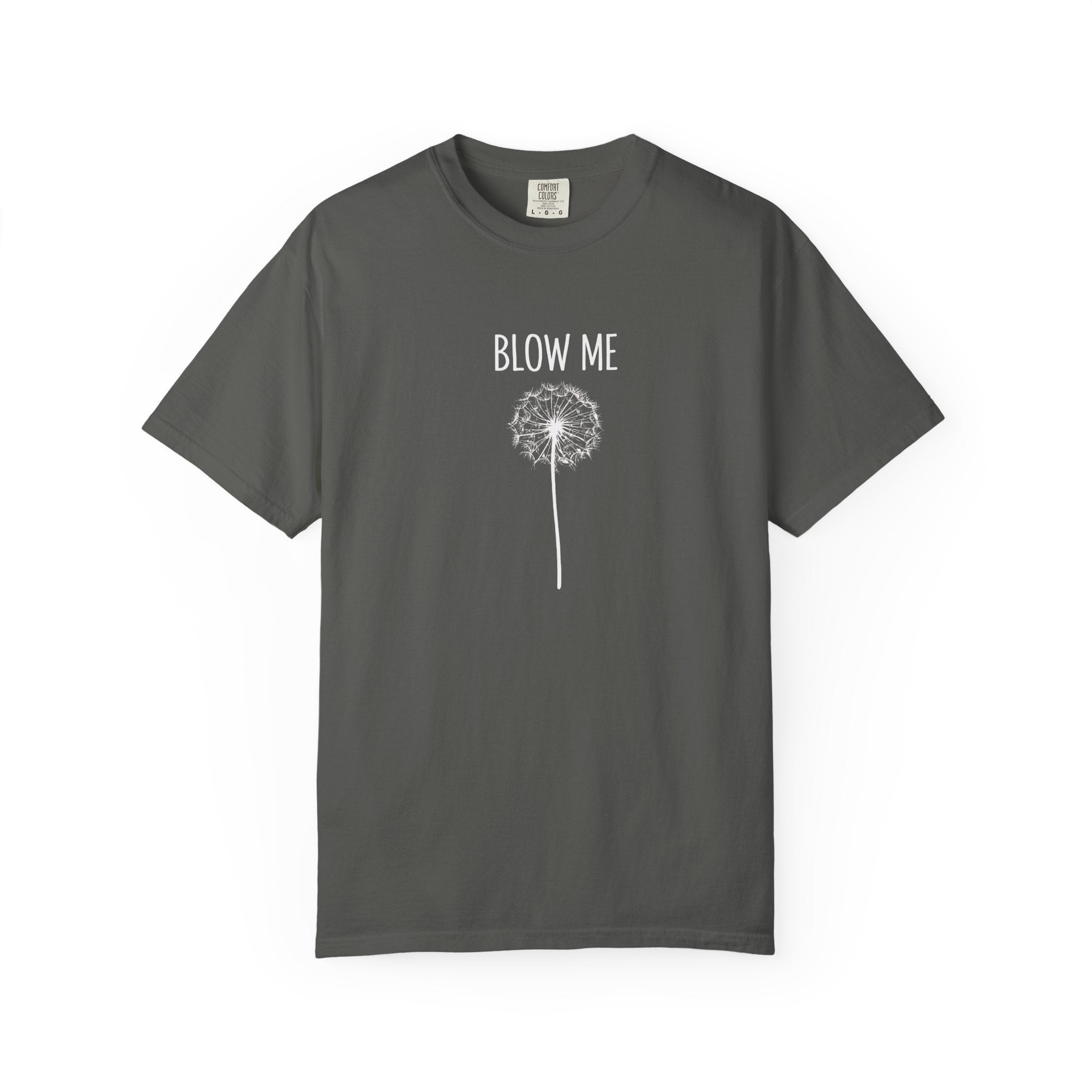 Funny Dandelion Shirt, Sarcastic Plant Lover Tee, Adult Humor Gardening Shirt, Comfort Colors graphic tee, funny casual tee, Blow me t-shirt