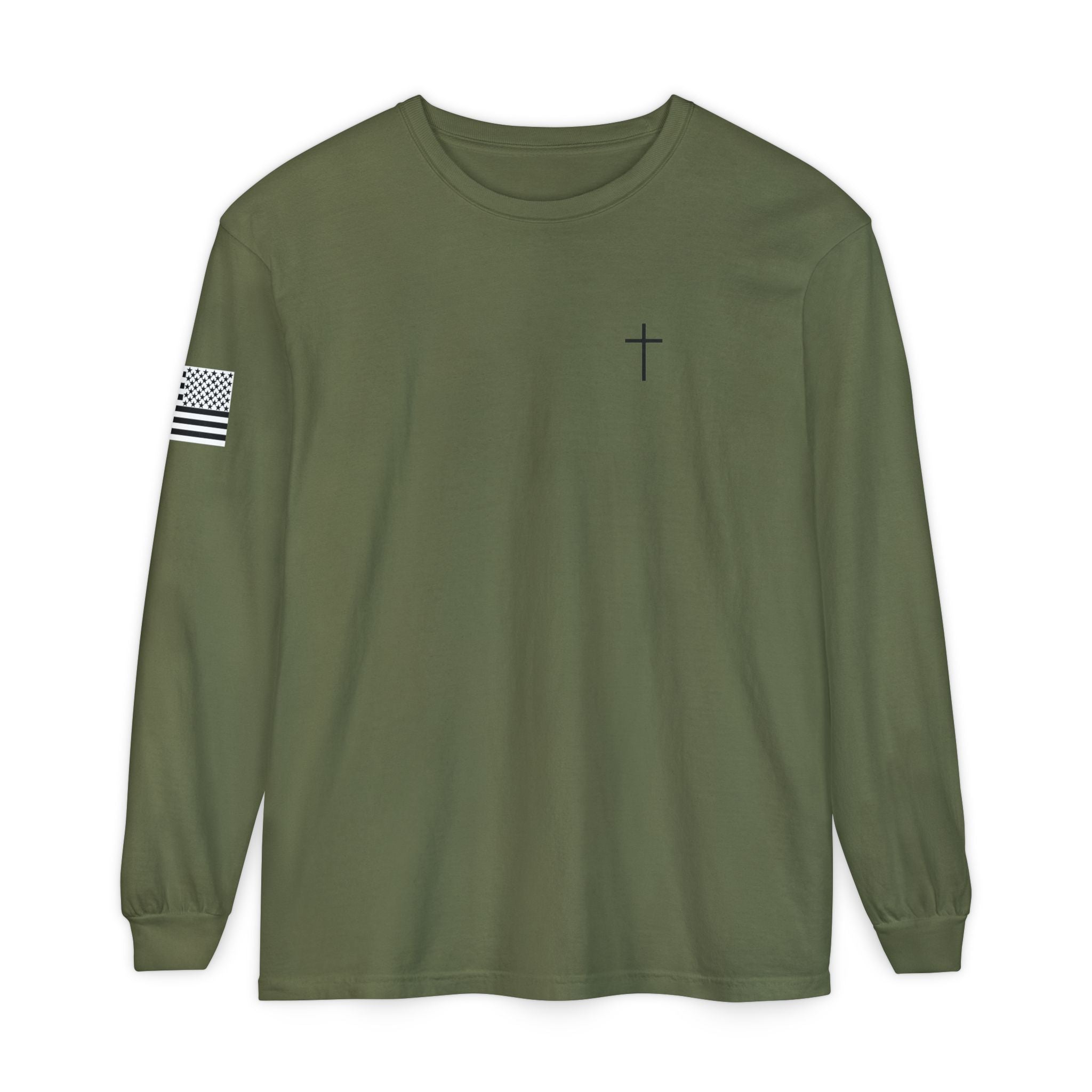 Unisex Garment-dyed Long Sleeve T-Shirt
